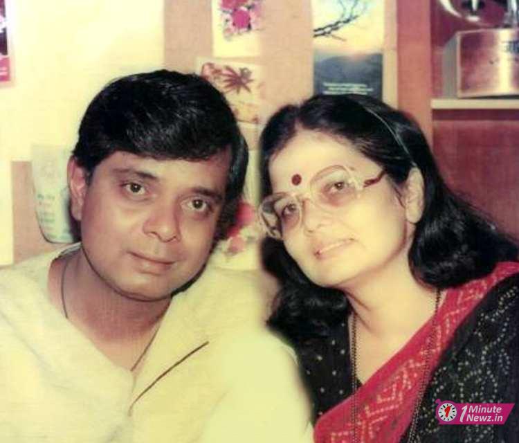 10 popular bollywood vilains wifes photo viral (sadashiv amrapurkar and his wife)