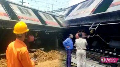 bardhaman local derailed was at the entrance of the station