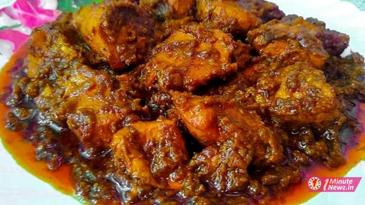 tasty chicken kosha recipe in mutton style1
