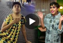 sandy saha in pataya dancing on road video