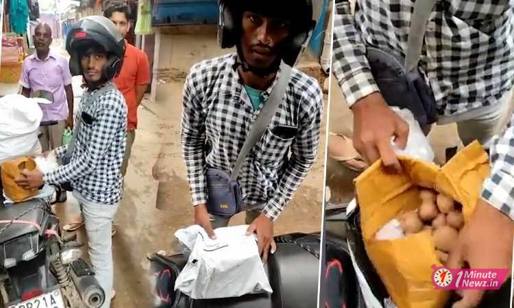boy orders drone from meesho gets 1 kg potato deliveried