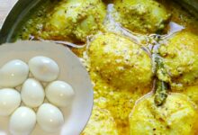 tasty and quick dim bhapa recipe