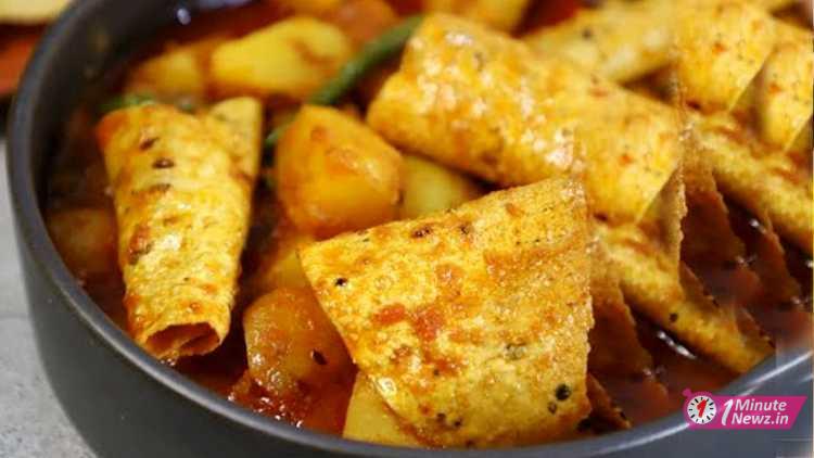 papad er curry recipe
