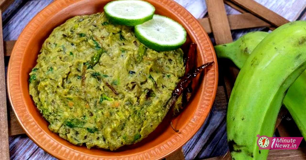 tasty and unique kacha kola bharta recipe