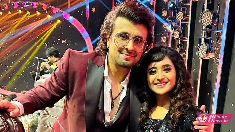 mithai actress soumitrisha with singer sonu nigam