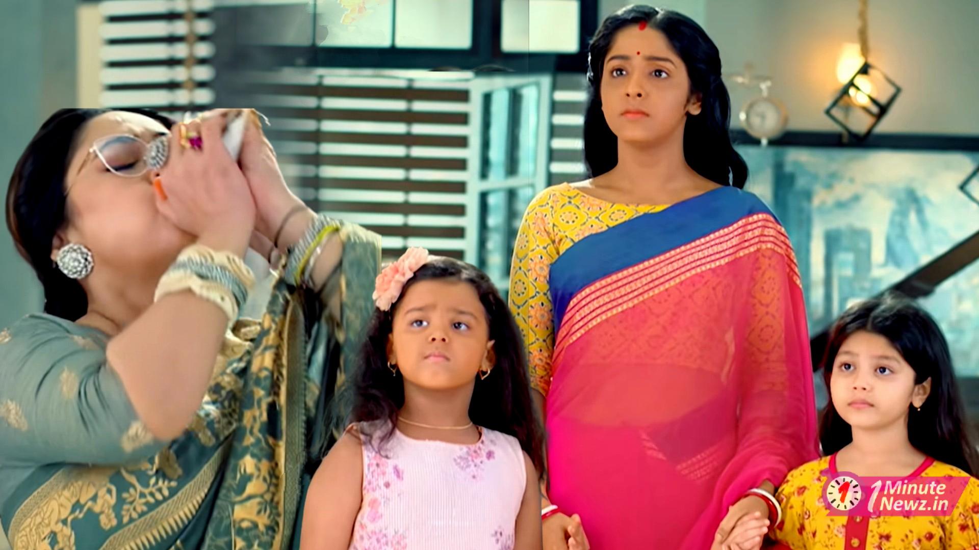 in anurager chowa deepa return to sengupta family for her two daughter's