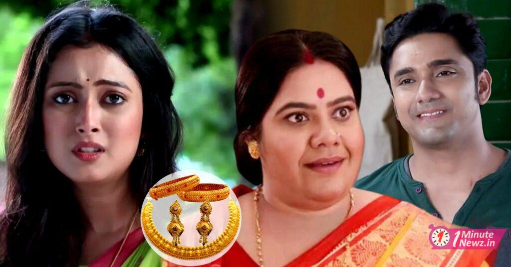 in neem phuler madhu serial parna sell her jewellery for srijan's business