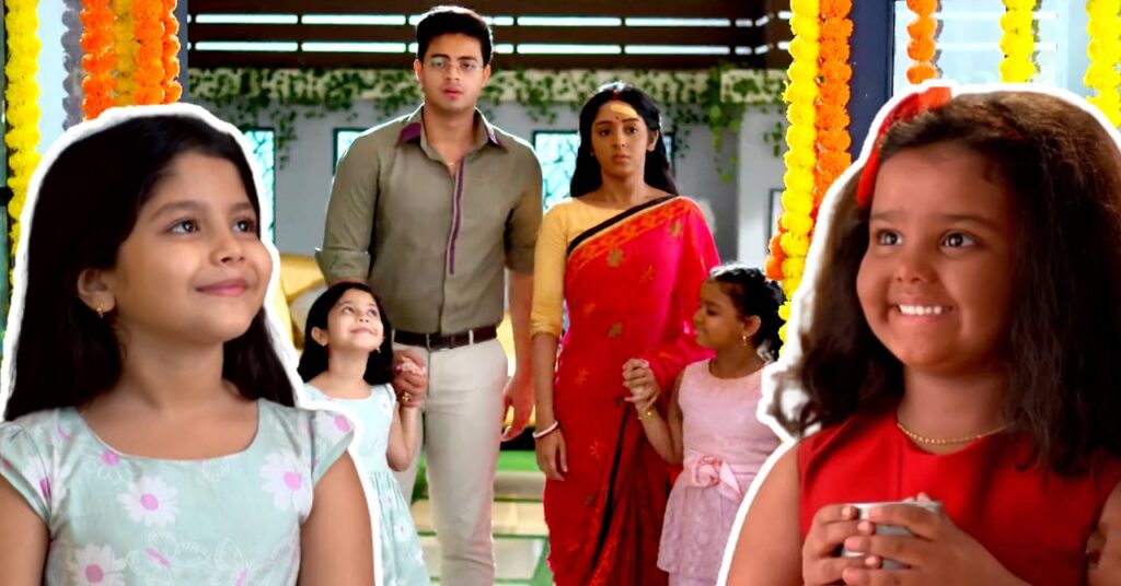 anurager chowa serial finally deepa back sengupta house with her daughter's