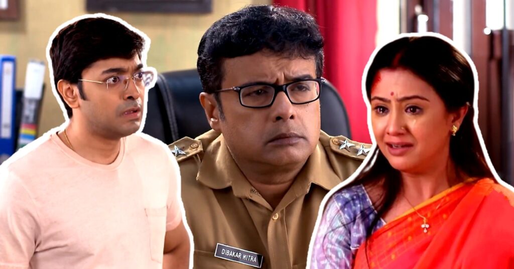 kar kache koi moner katha serial simul complain against parag in police station