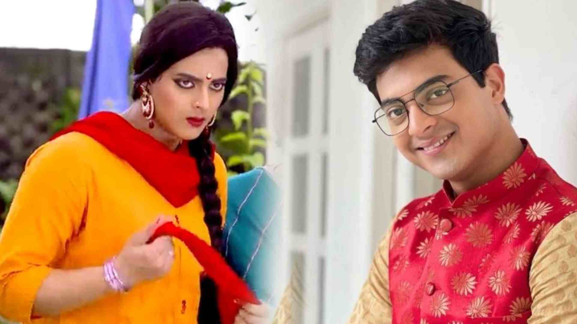 bengali serial actor dibyojyoti dutta aka surja dressed women in serial