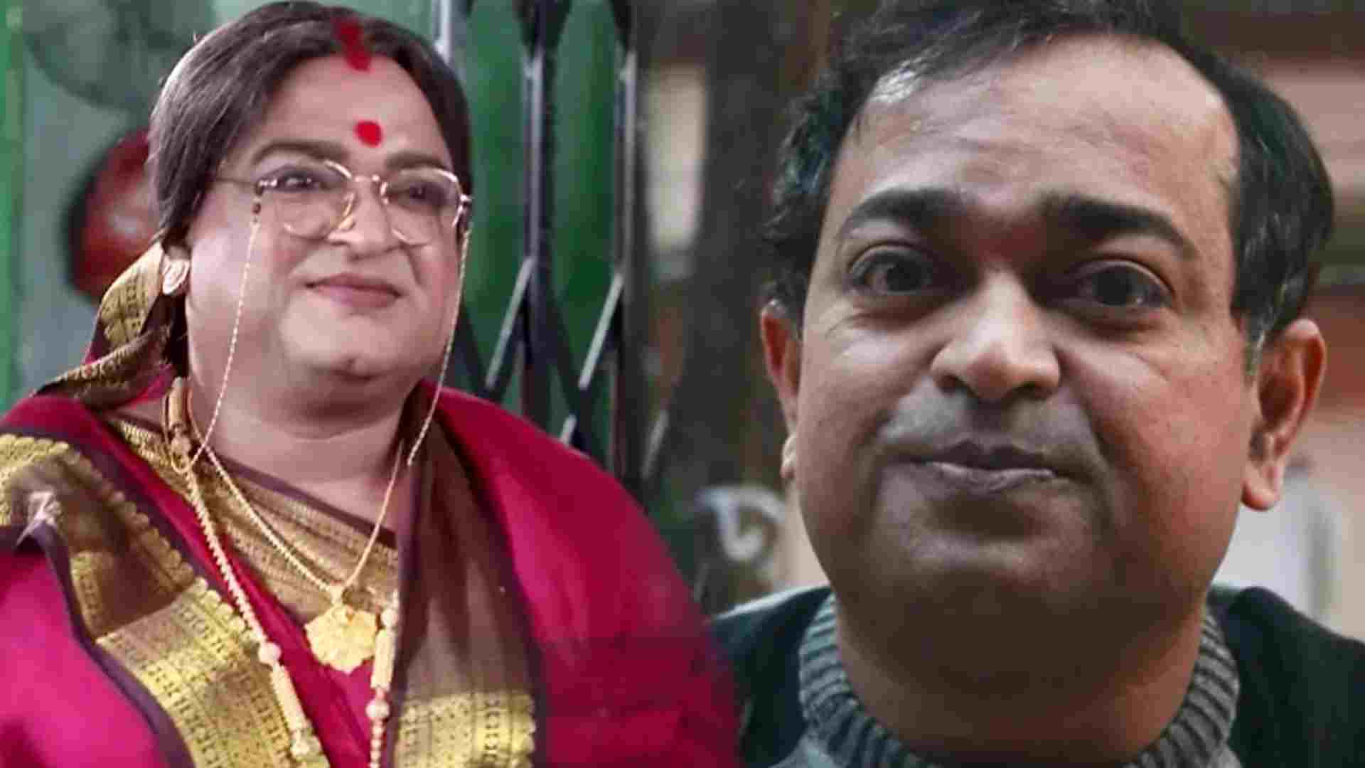 bengali serial actor pradip dhar aka batabyal dressed women in serial