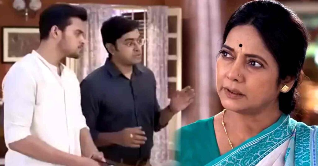 kar kache koi moner katha serial parag and palash triggered their mother for support shimul