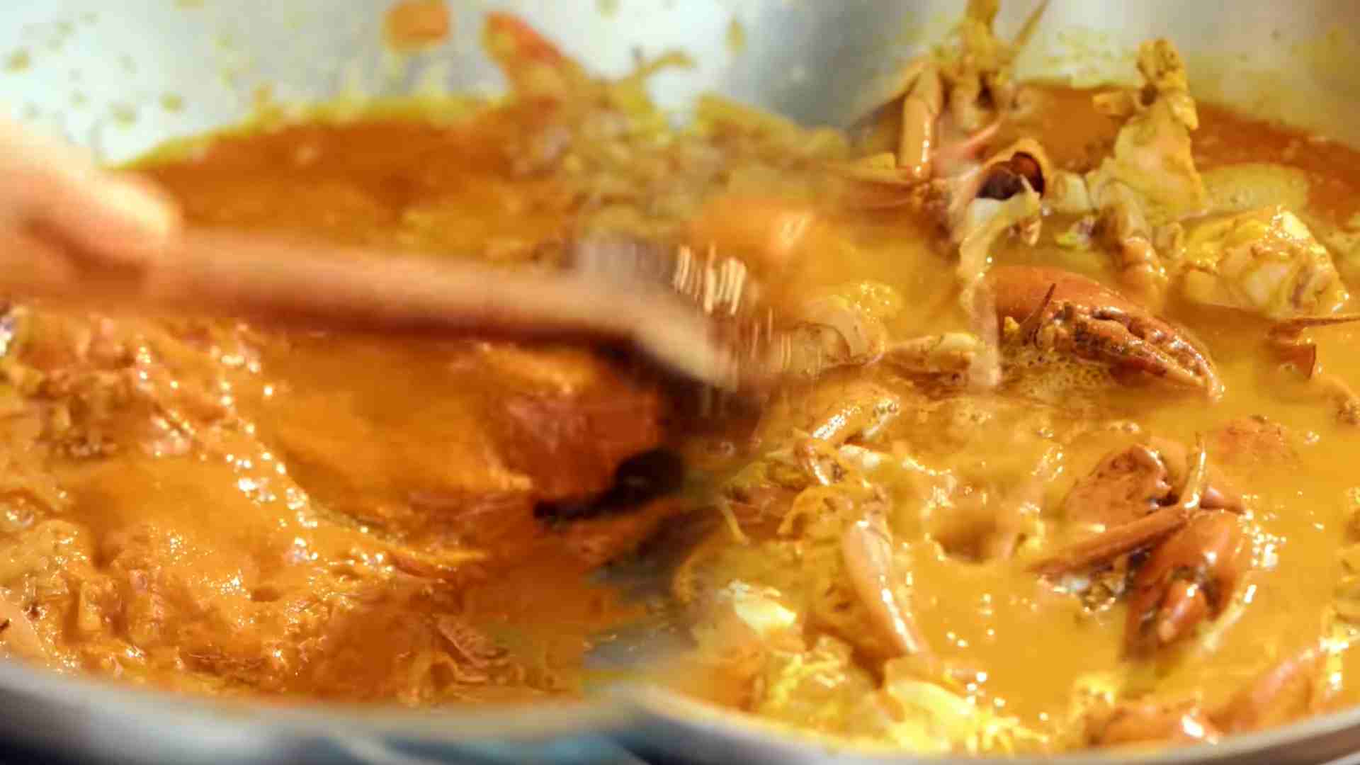 tasty kankra or crab jhal recipe