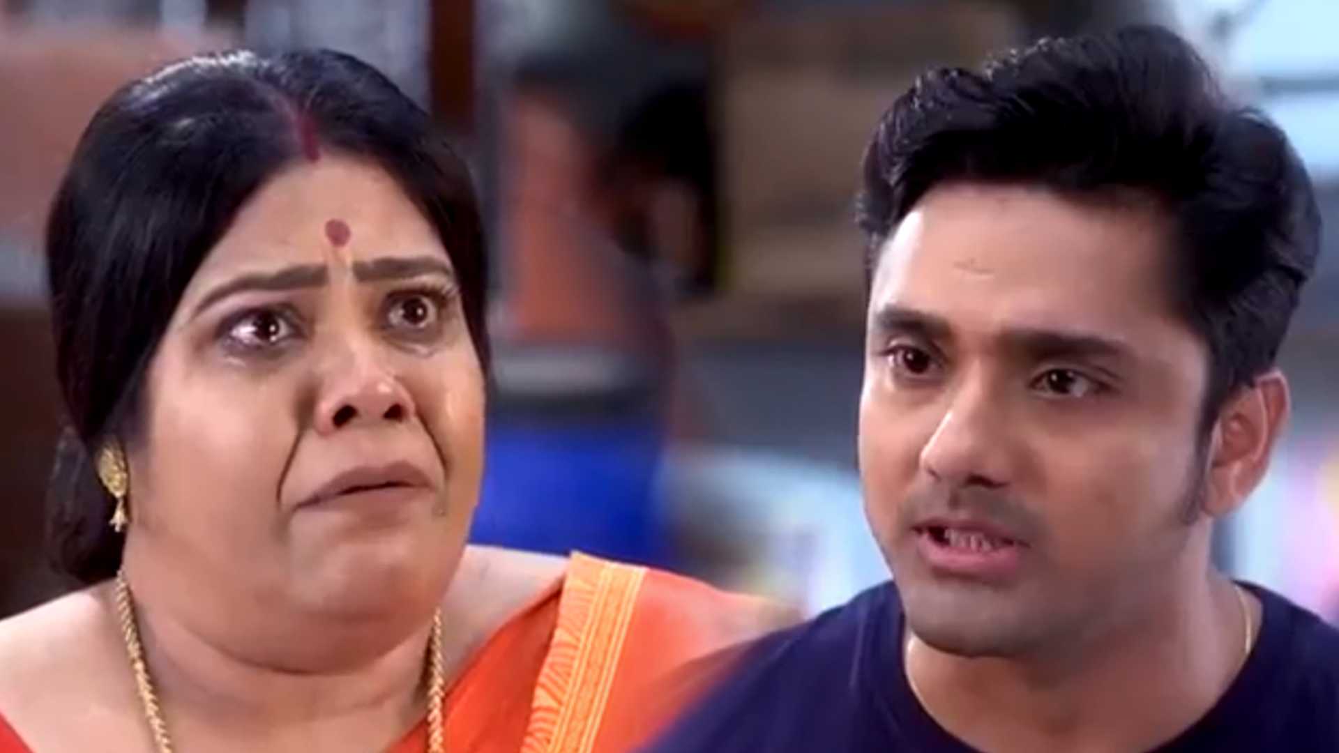 neem phooler madhu serial srijan angry with mother and take parna's side