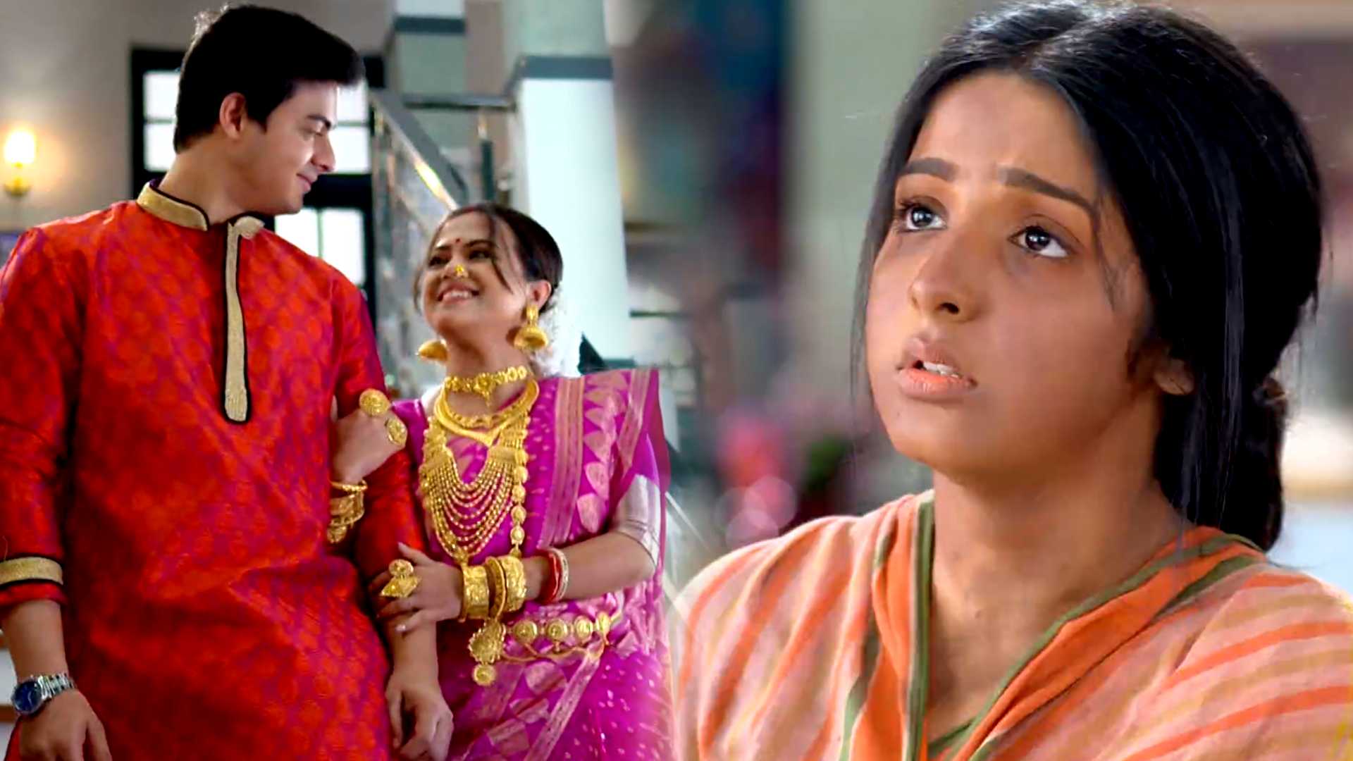 anurager chowa serial deepa and labonyo begging to mishka and surja