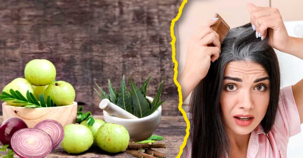 here 5 solution for how to stop early white hair problems