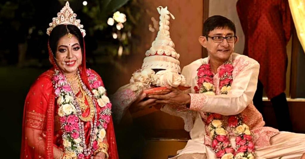 kanchan mullick and sreemoyee chottoraj's wedding photo