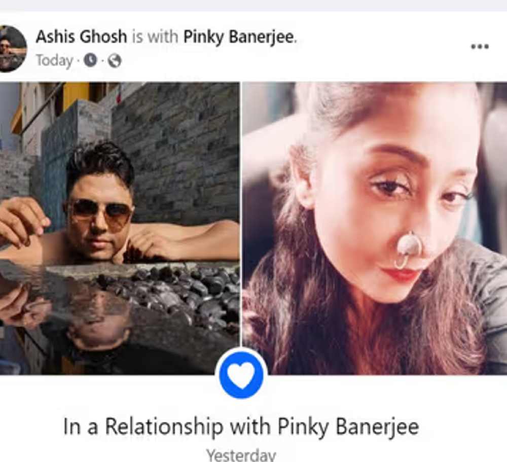 pinky banerjee in a new relationship