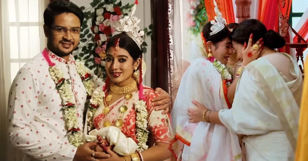 mithijhora serial rai anirban finally got married rai's brother and mother did kanyadaan