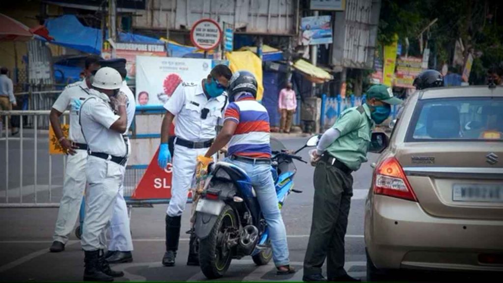 traffic fines during durgapuja traffic challan worth rs 50 lakh